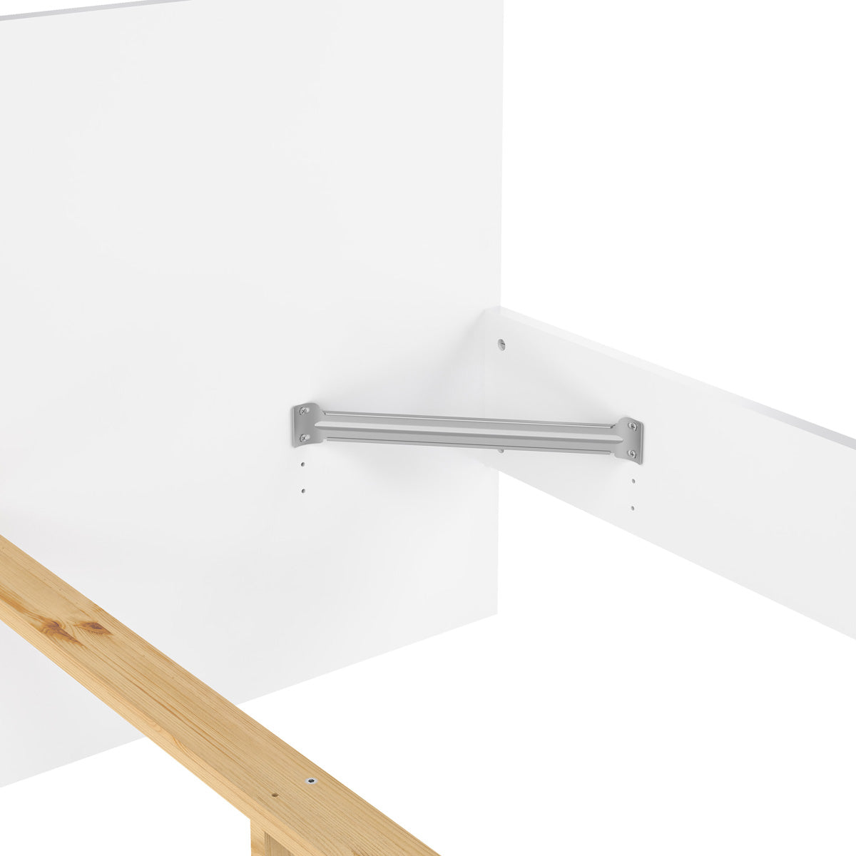 Wooden Double Bed - Naia