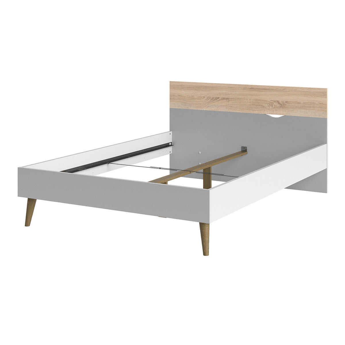 Wooden Double Bed - Oslo