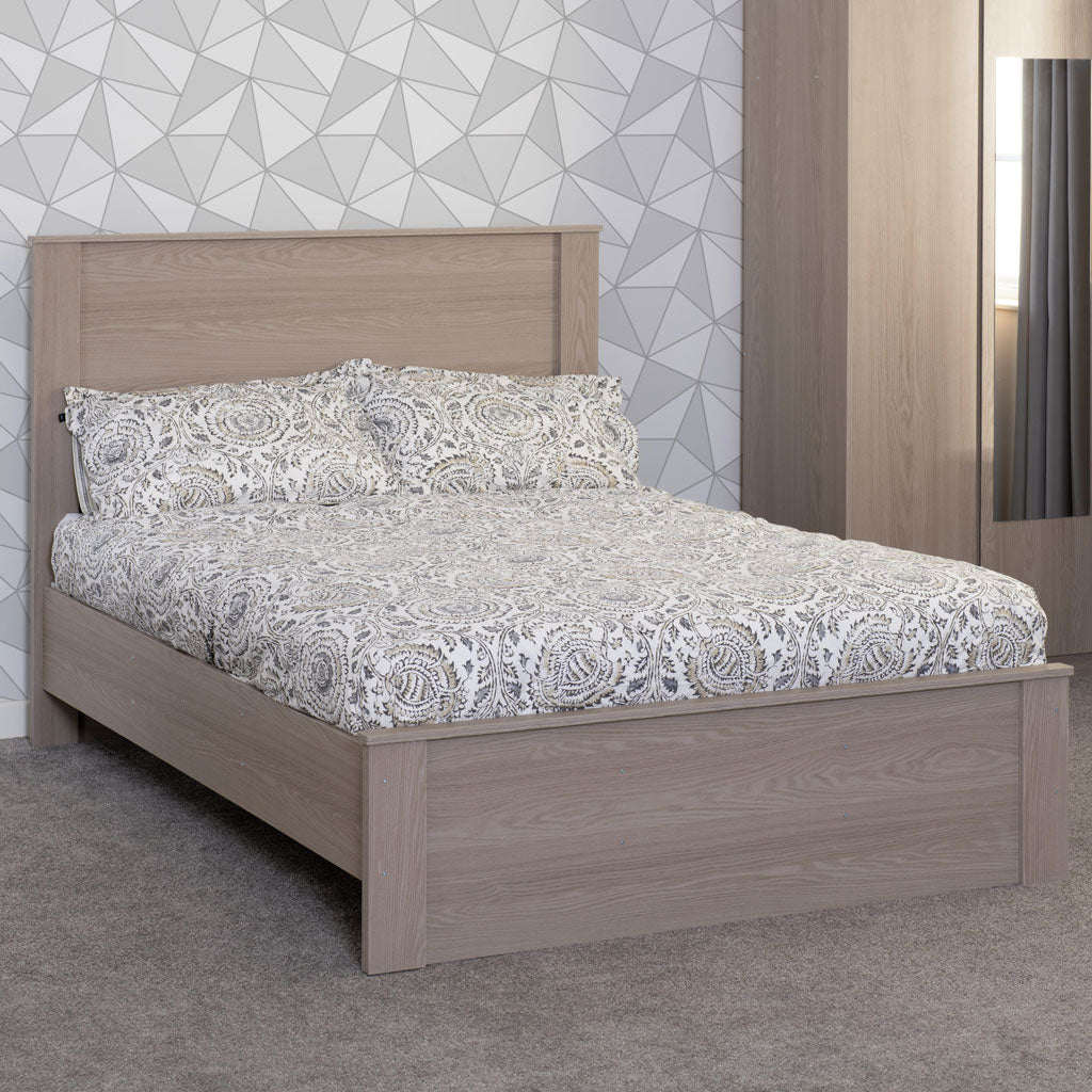 Wooden Double Bed - Paris