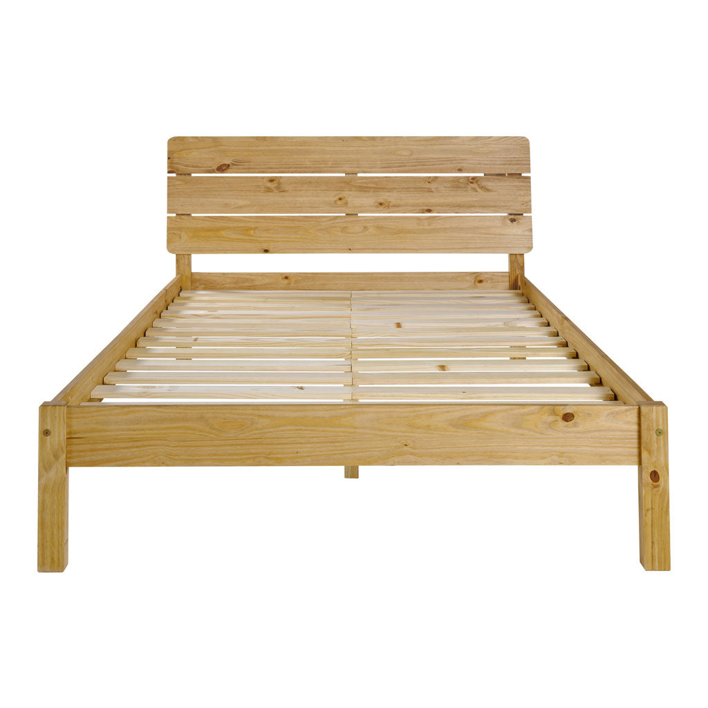 Wooden Double Bed - Ronan