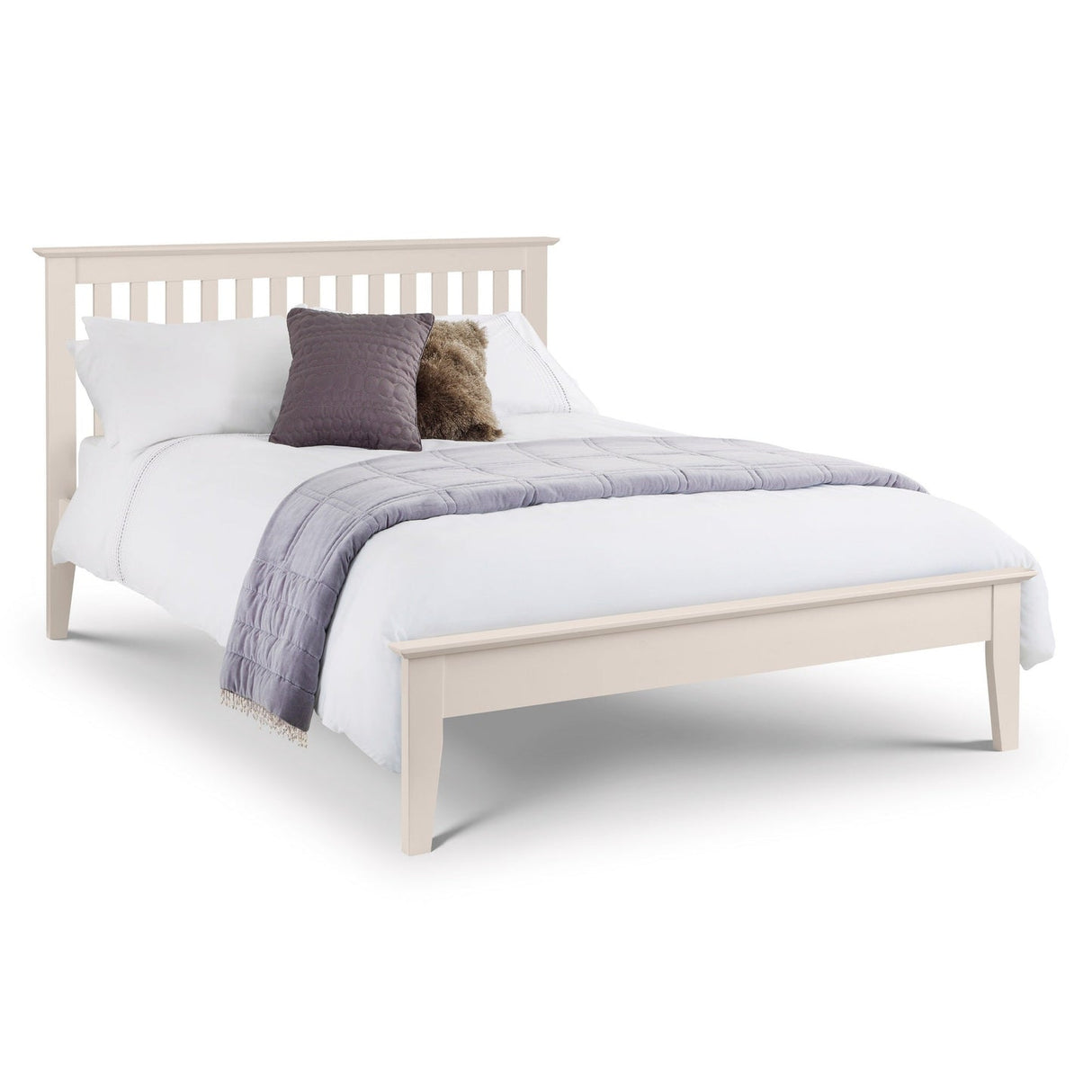 Wooden Double Bed - Salerno