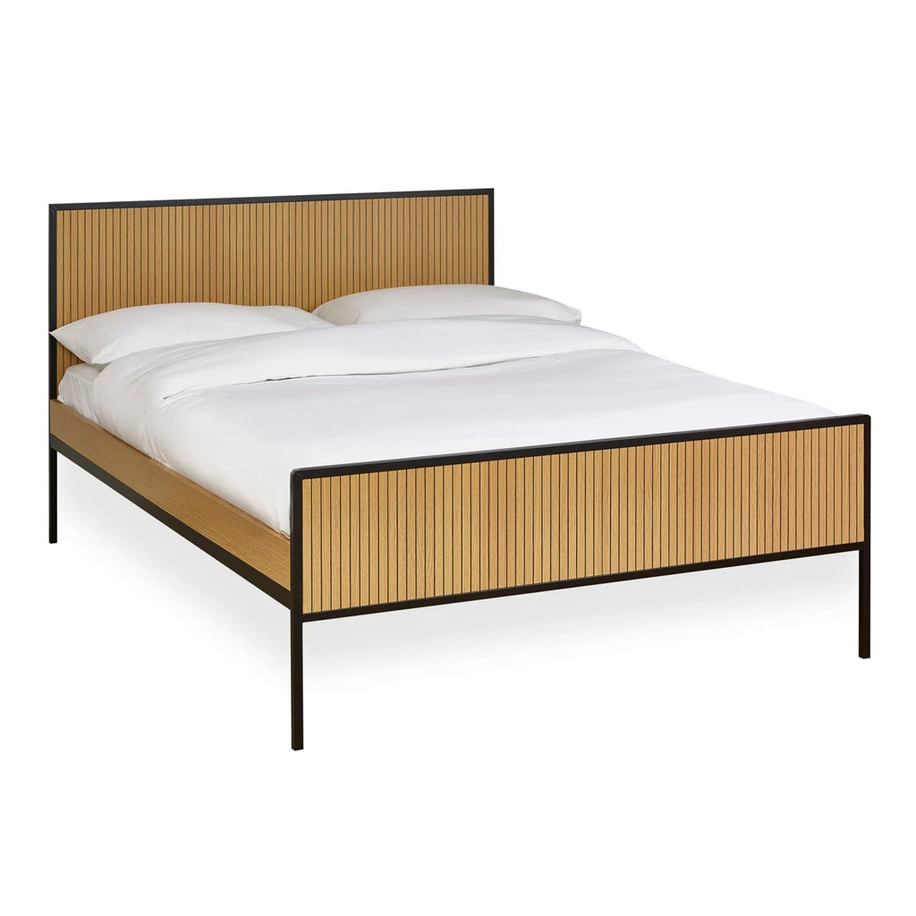 Wooden Double Bed - Sia