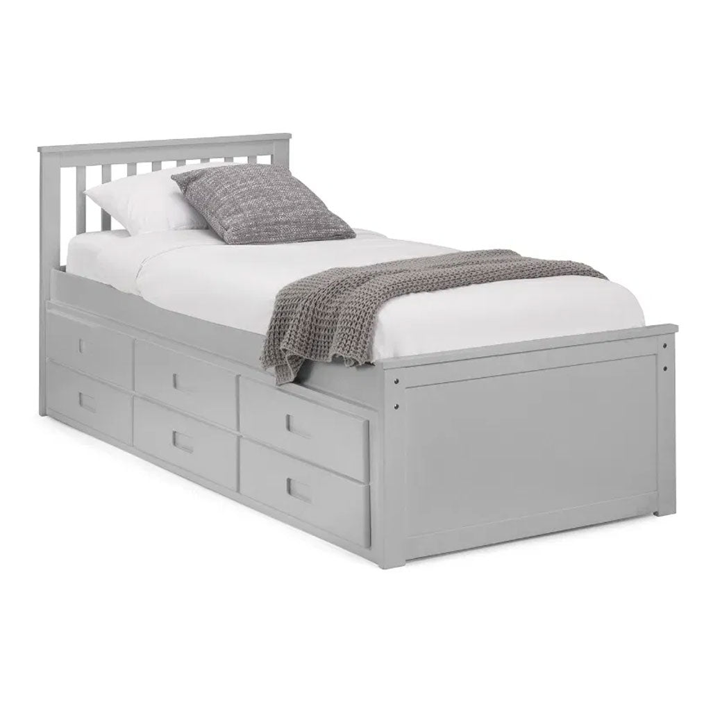 Wooden Double Bed With Underbed And Drawers - Maisie