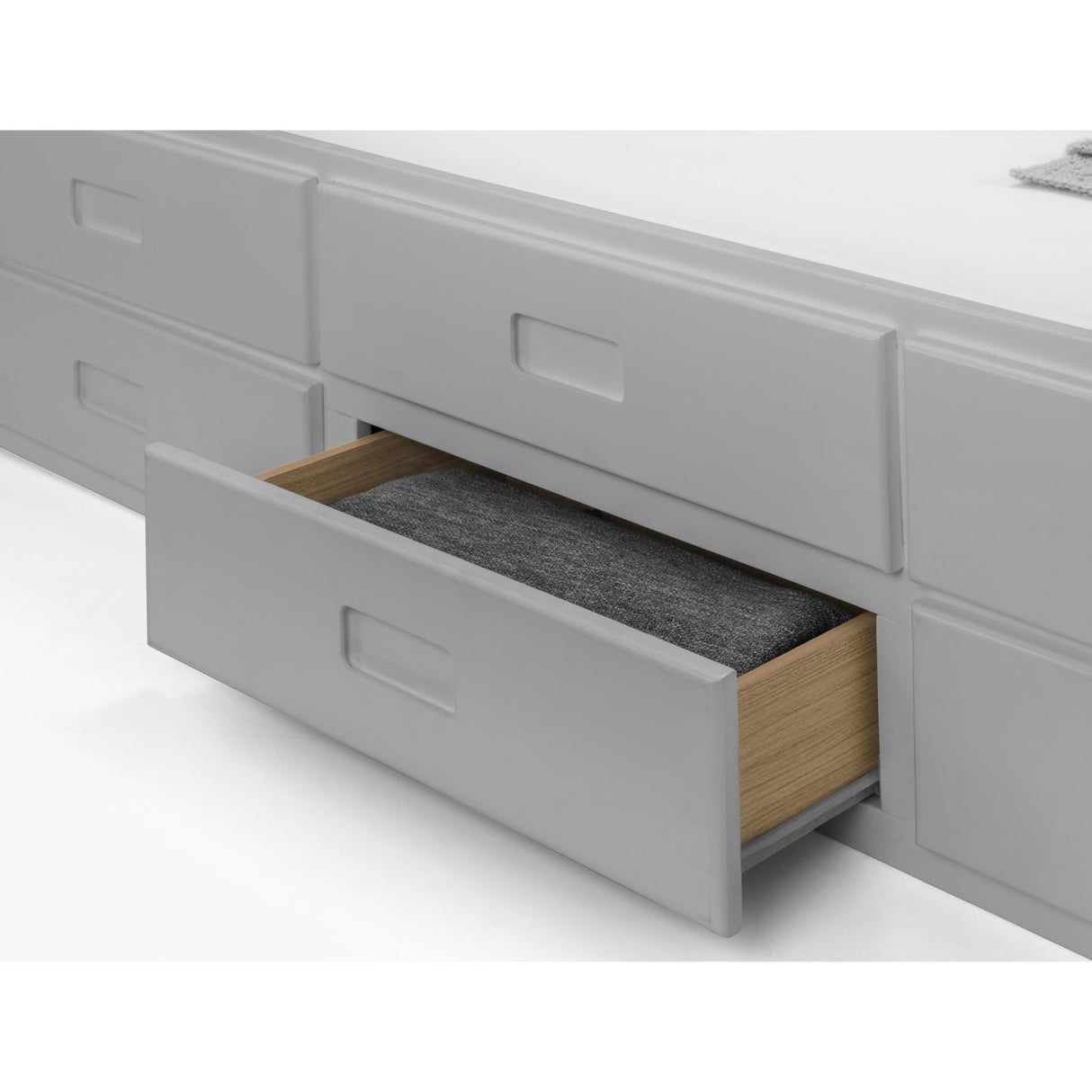 Wooden Double Bed With Underbed And Drawers - Maisie