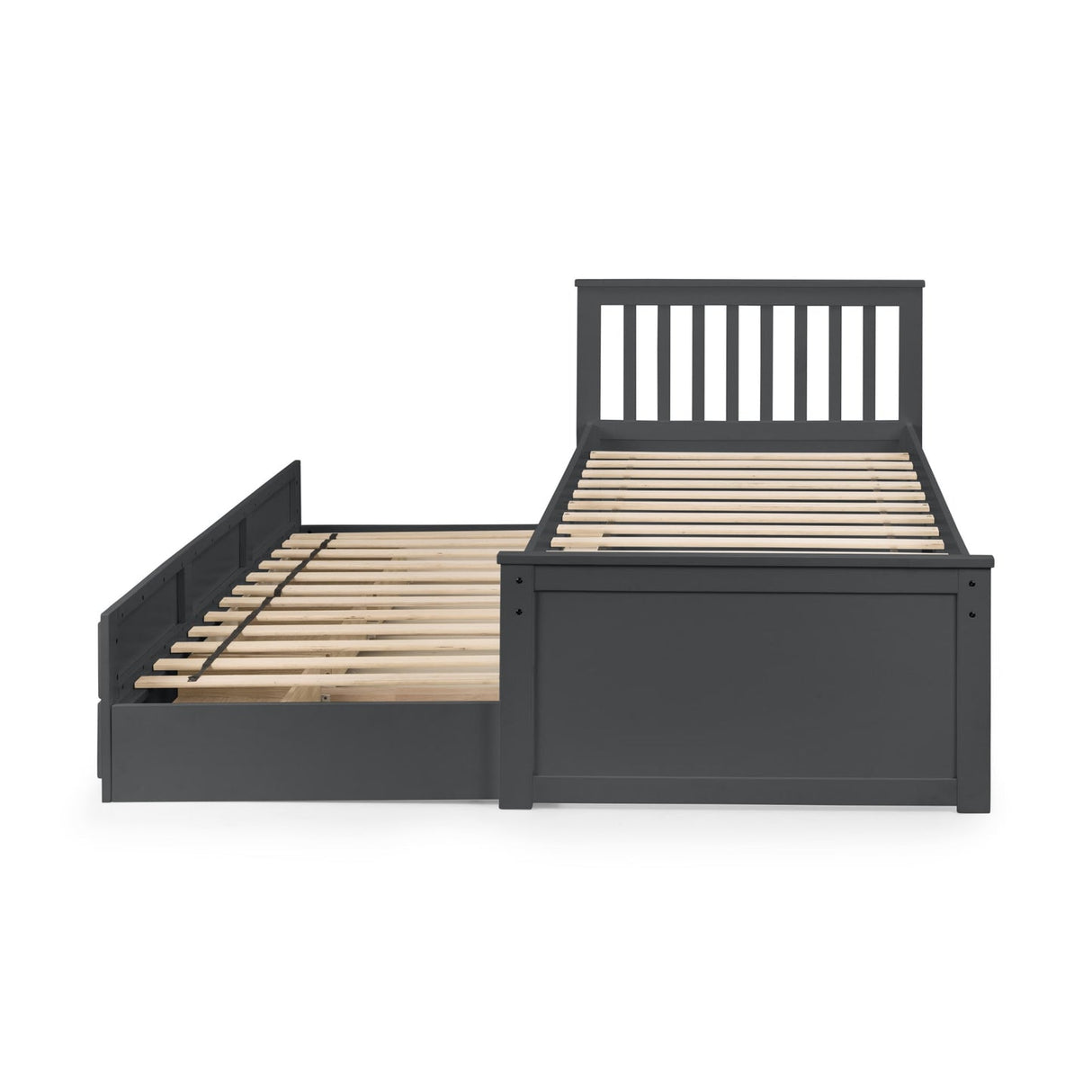 Wooden Double Bed With Underbed And Drawers - Maisie