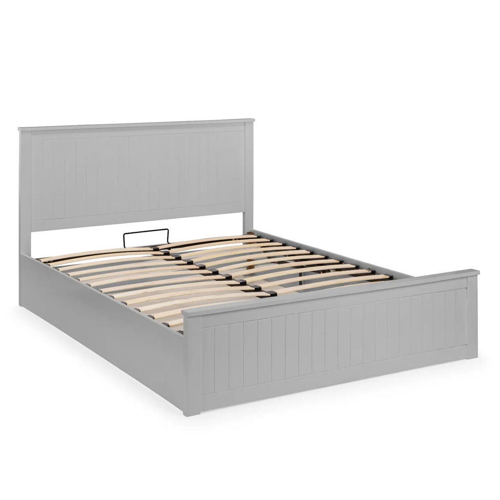 Wooden Double Ottoman Storage Bed - Maine