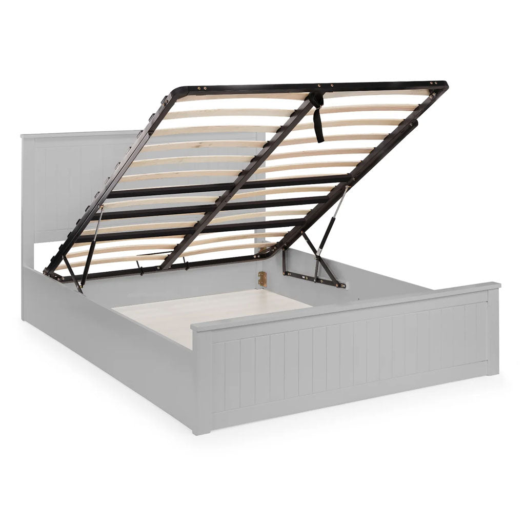 Wooden Double Ottoman Storage Bed - Maine