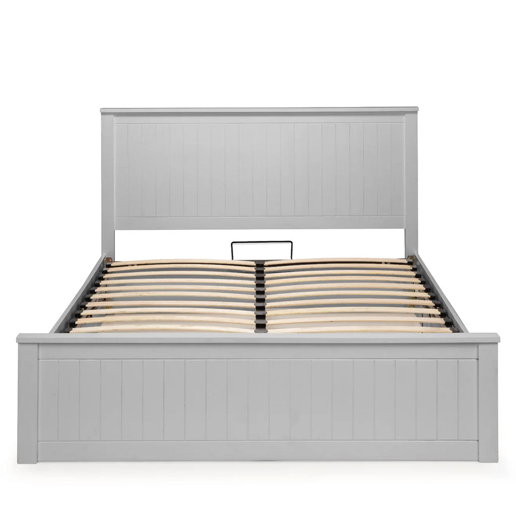 Wooden Double Ottoman Storage Bed - Maine