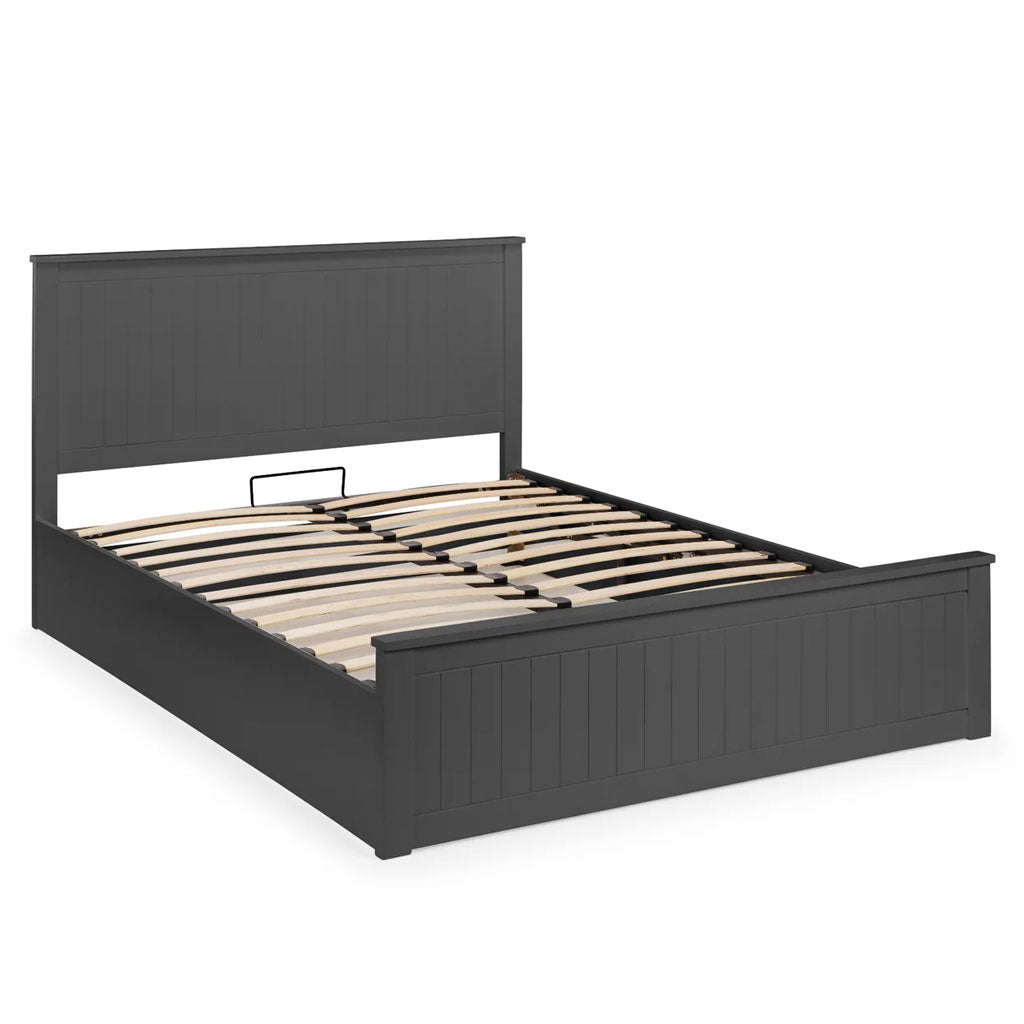 Wooden Double Ottoman Storage Bed - Maine
