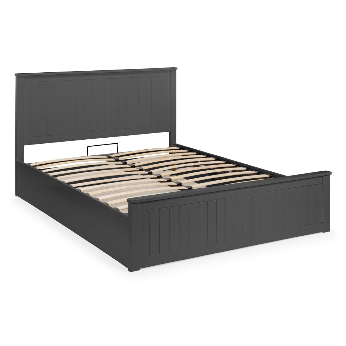 Wooden Double Ottoman Storage Bed - Maine