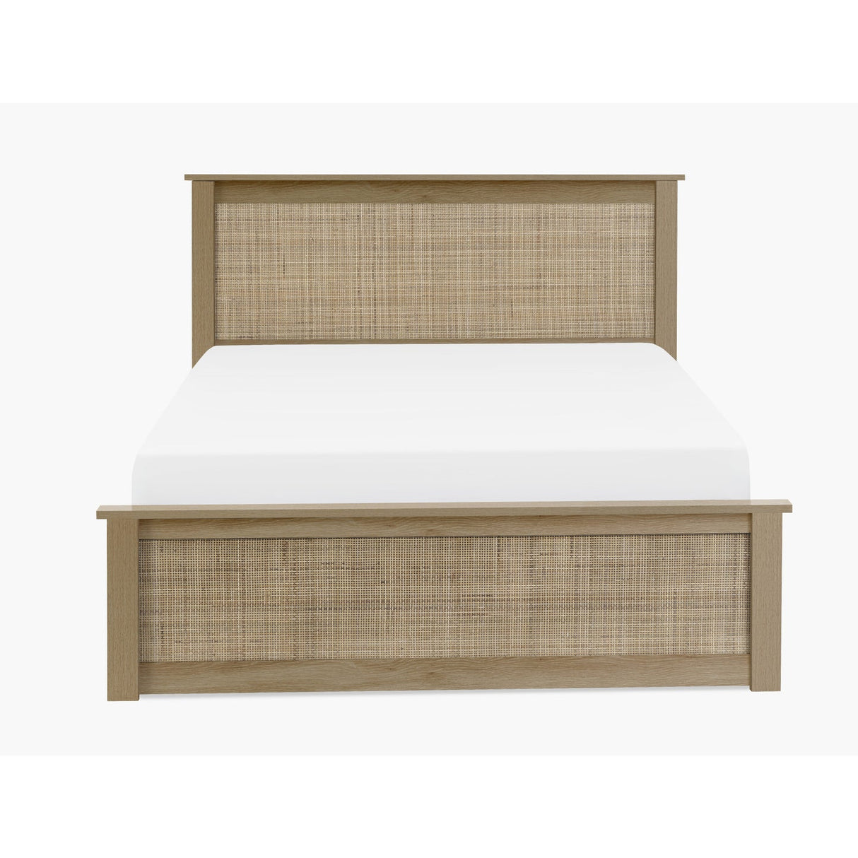 Wooden Double Ottoman Storage Bed - Padstow