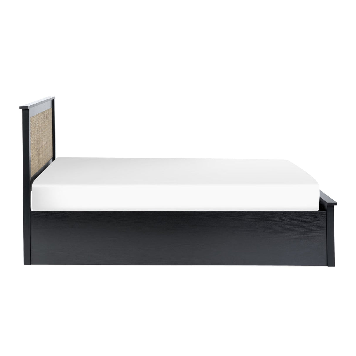 Wooden Double Ottoman Storage Bed - Padstow