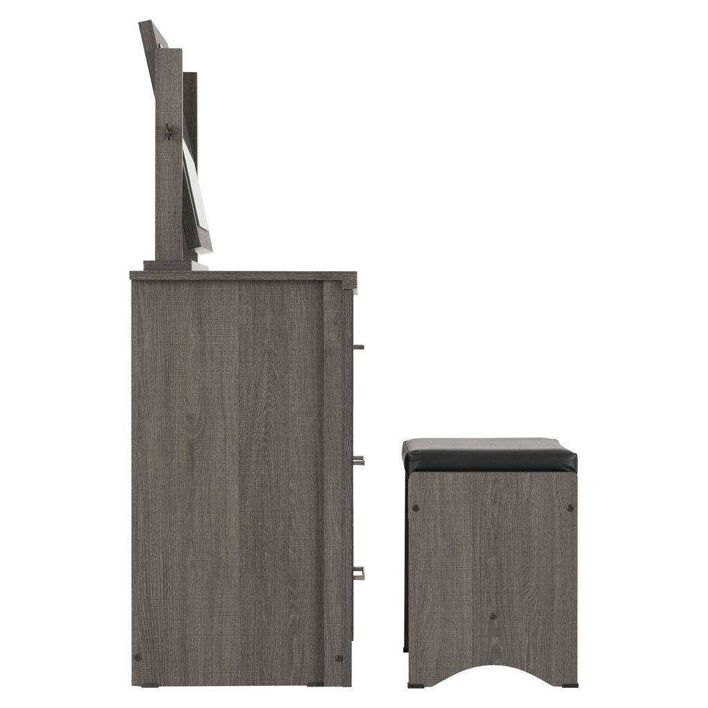 Wooden Dressing Table Set - Lisbon
