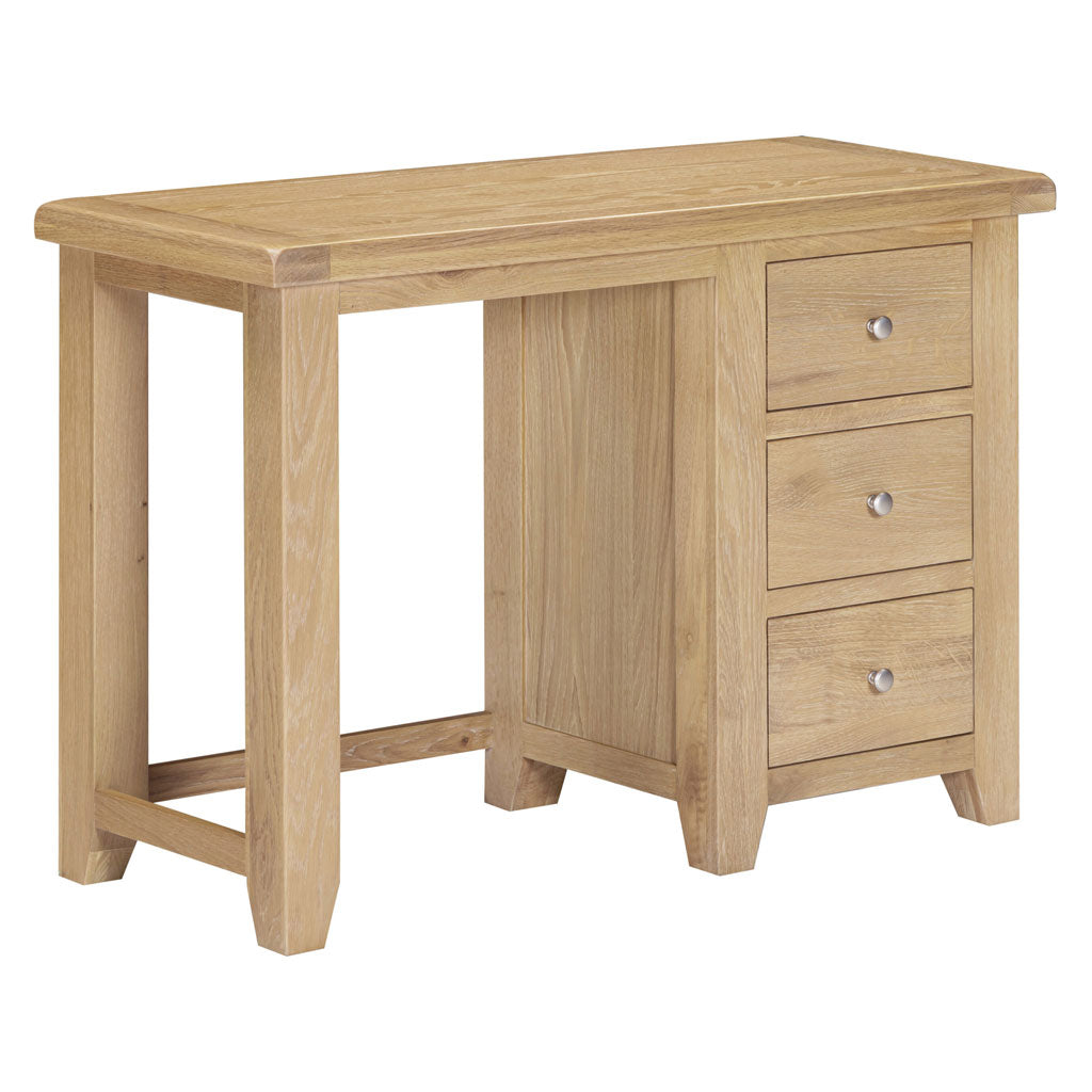 Wooden Dressing Table With 3 Drawers - Windsor