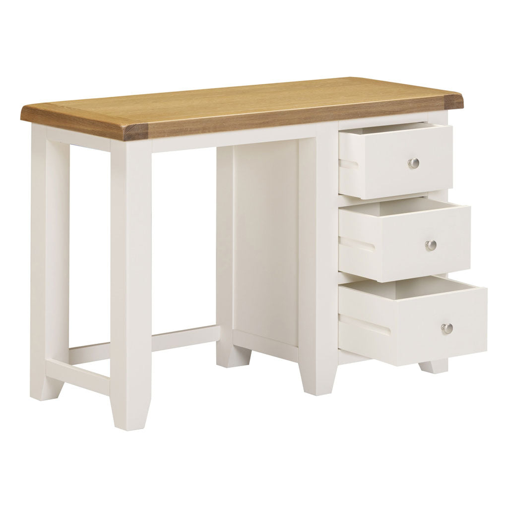 Wooden Dressing Table With 3 Drawers - Windsor