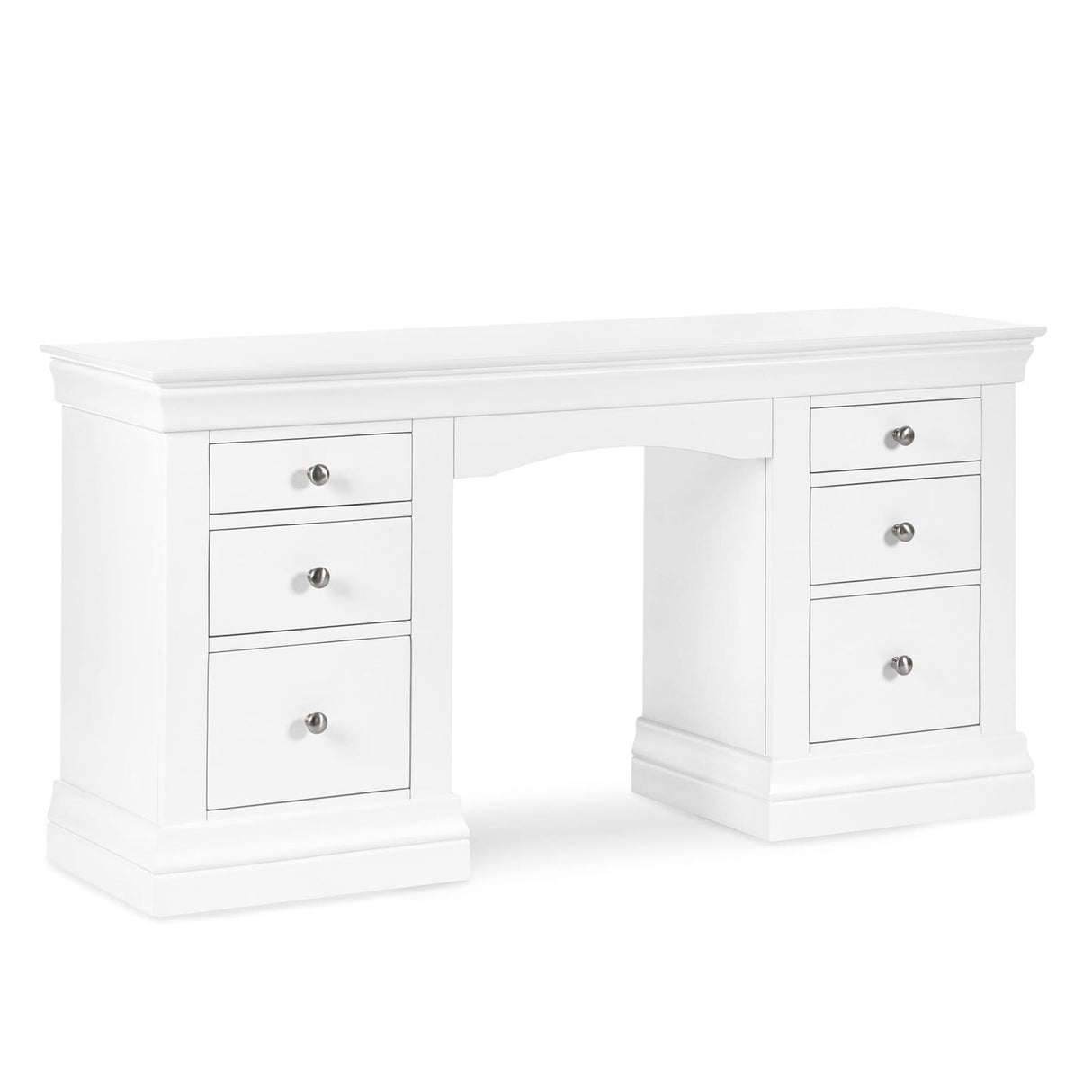 Wooden Dressing Table With 6 Drawers - Clermont