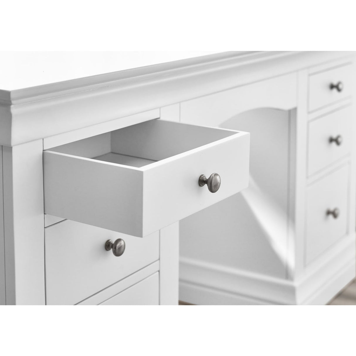 Wooden Dressing Table With 6 Drawers - Clermont
