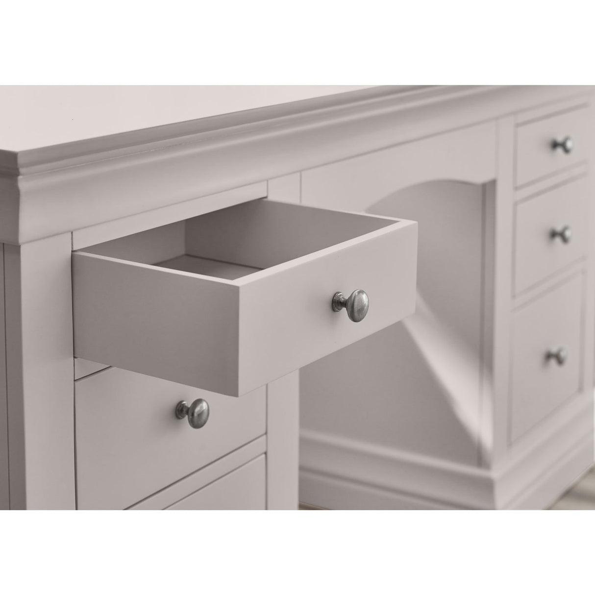 Wooden Dressing Table With 6 Drawers - Clermont