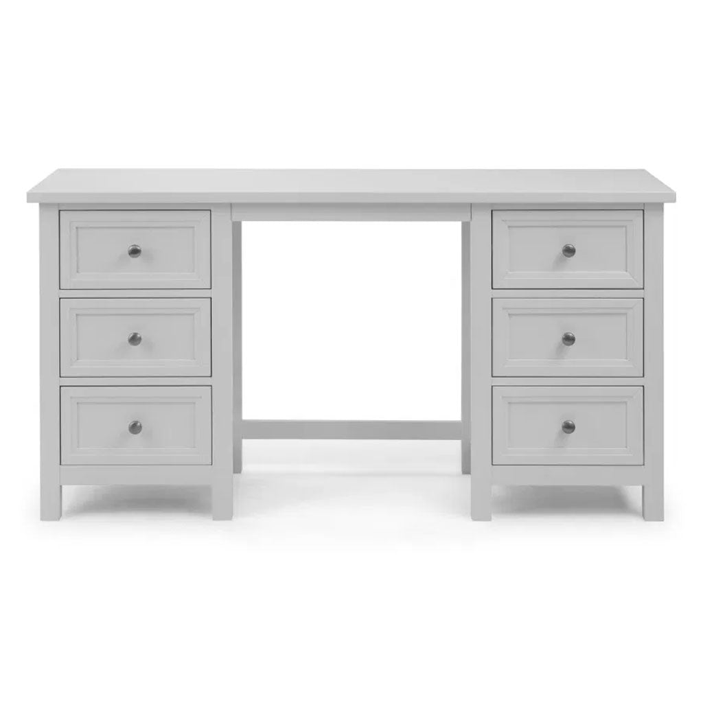 Wooden Dressing Table With 6 Drawers - Maine