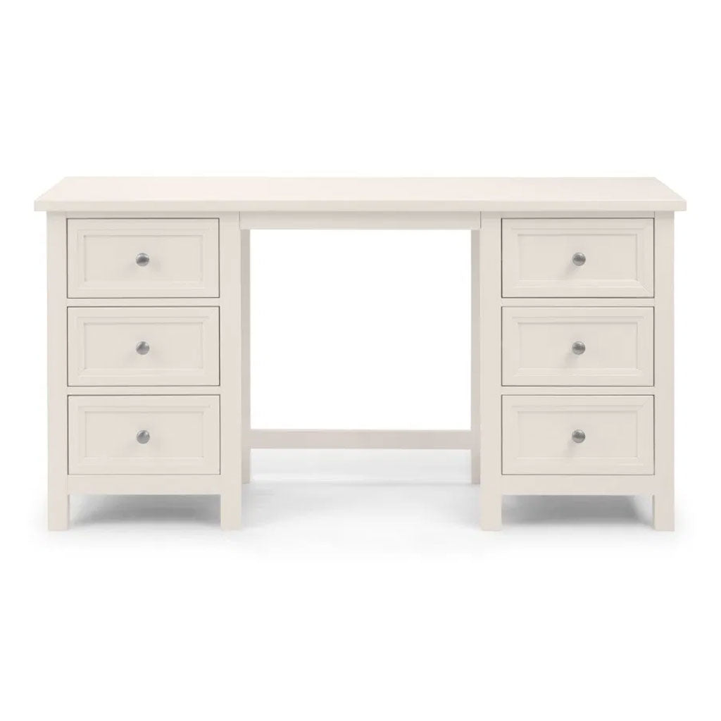Wooden Dressing Table With 6 Drawers - Maine