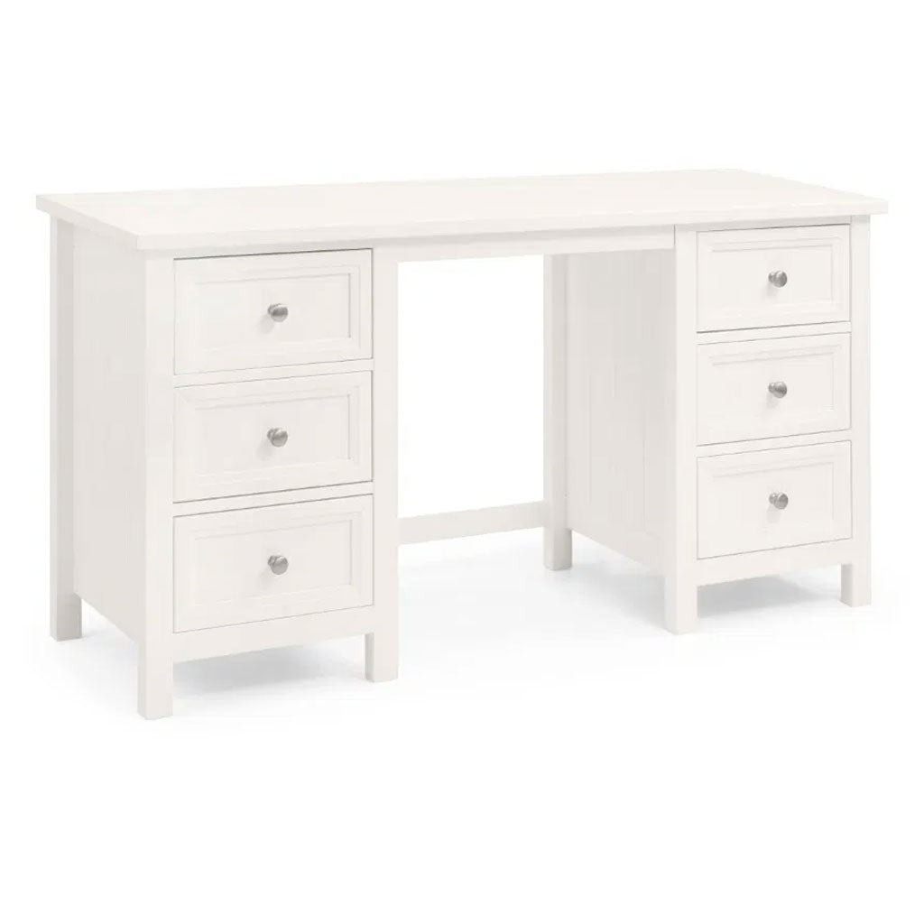 Wooden Dressing Table With 6 Drawers - Maine