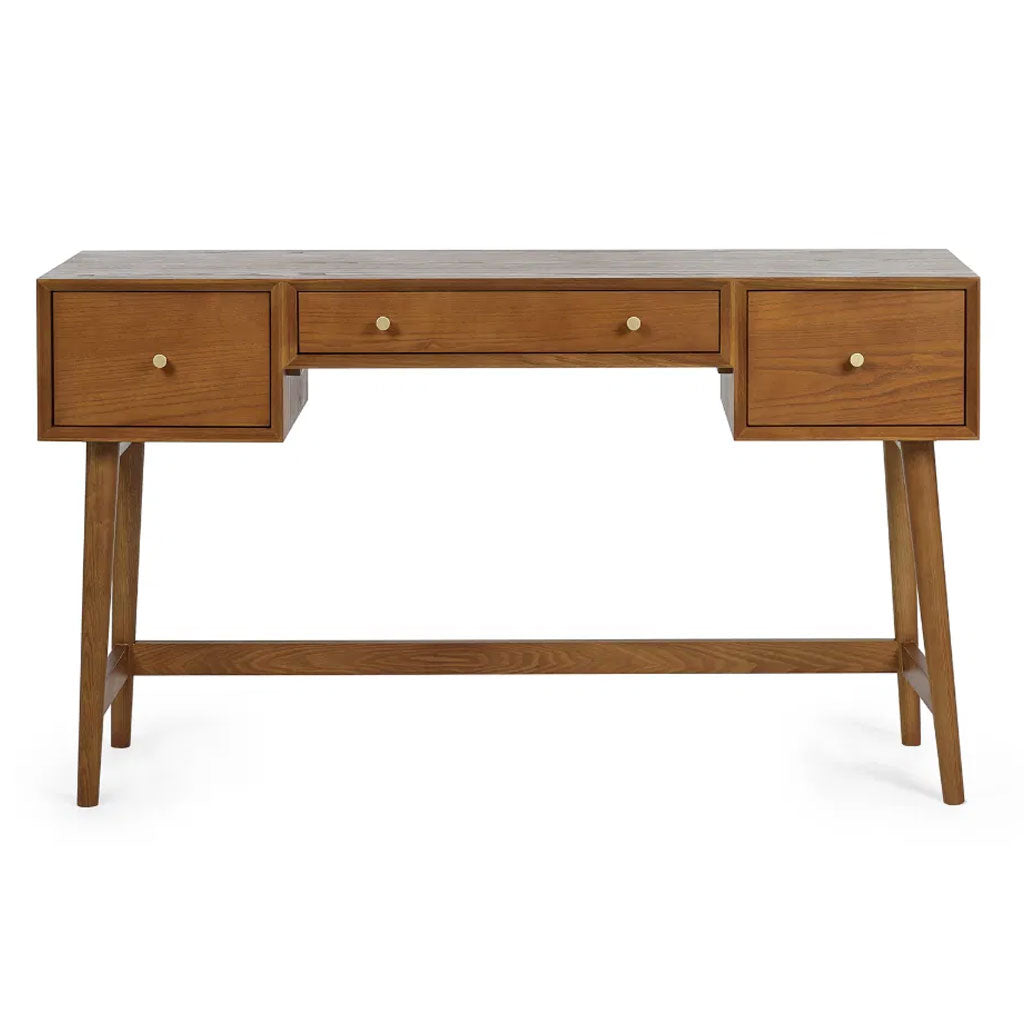 Wooden Dressing Table With Stool - Lowry