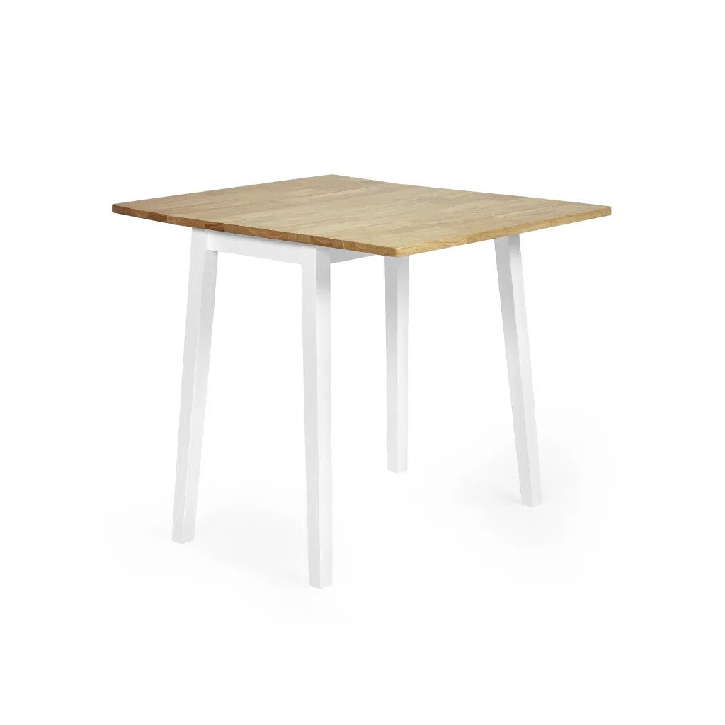 Wooden Drop Leaf Dining Table for 2 to 4 People Square - Linwood