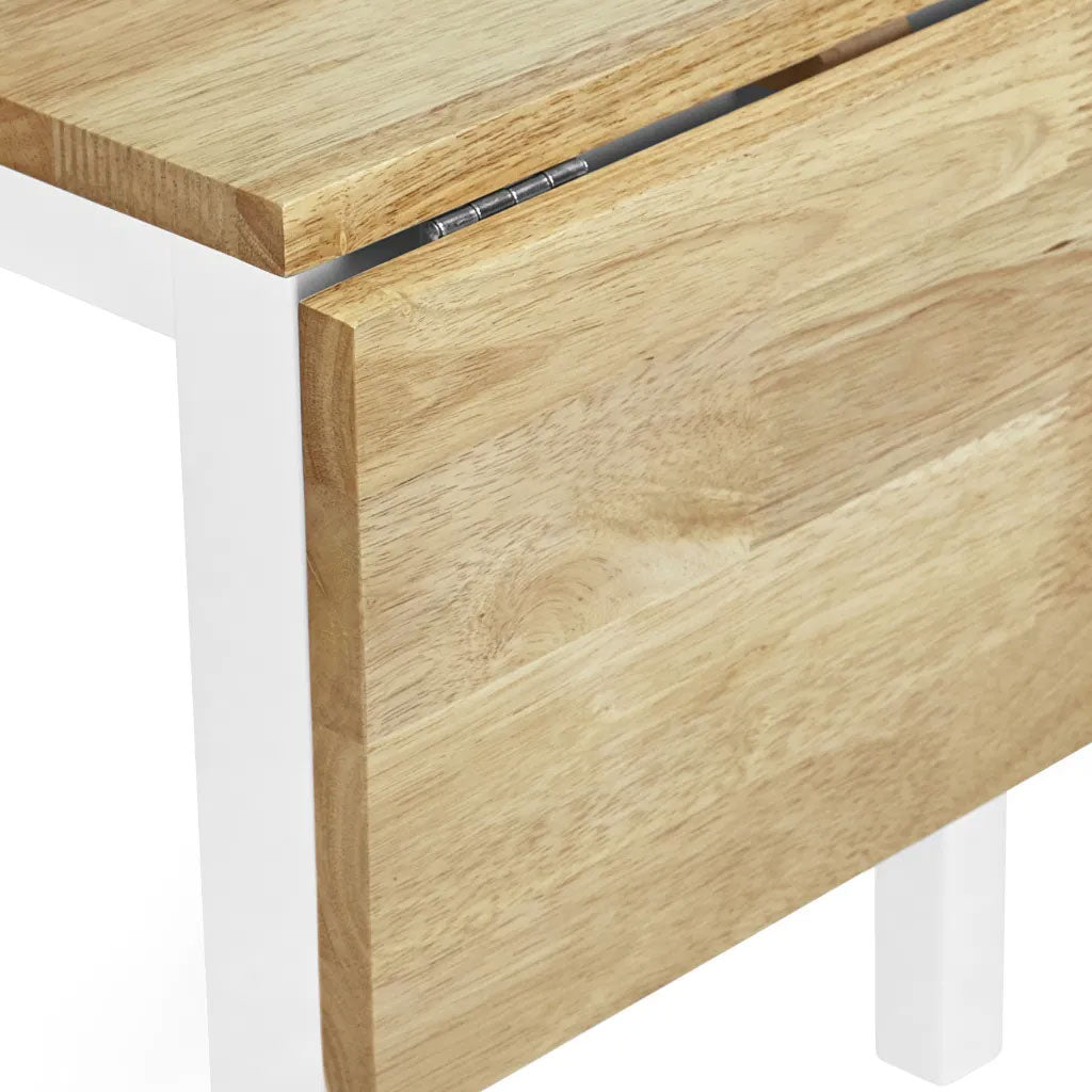 Wooden Drop Leaf Dining Table for 2 to 4 People Square - Linwood