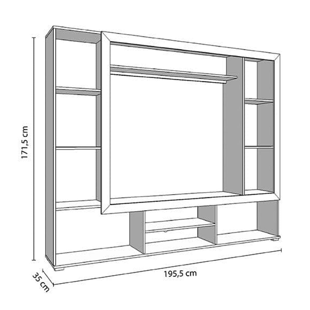 Wooden Entertainment Unit - Luling
