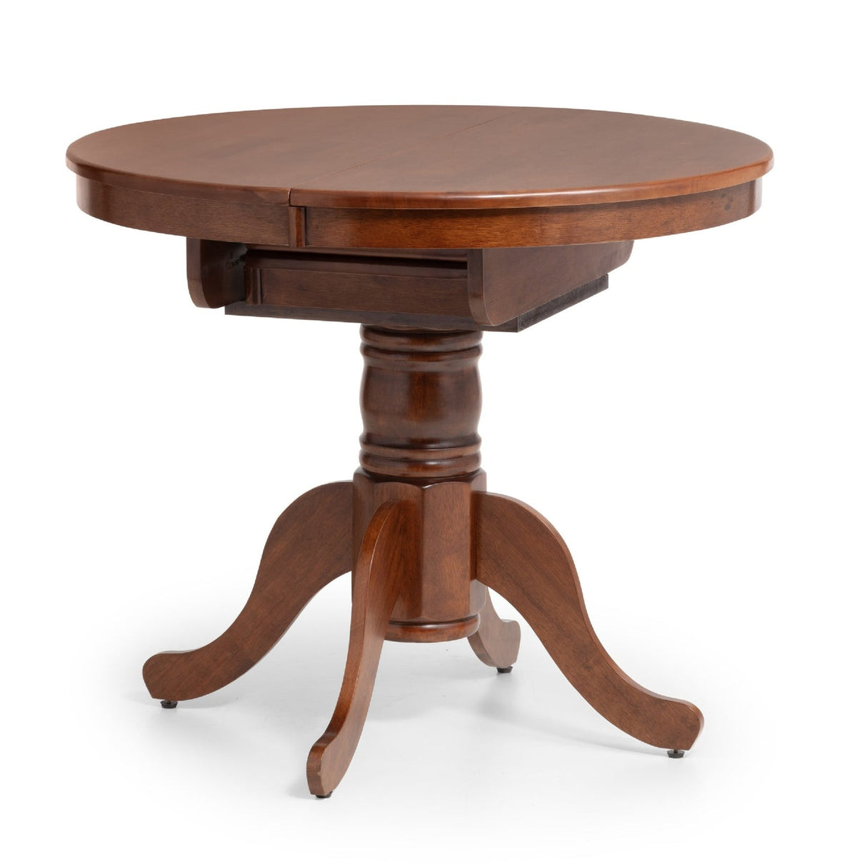 Wooden Extending Dining Table for 4 People Round - Canterbury