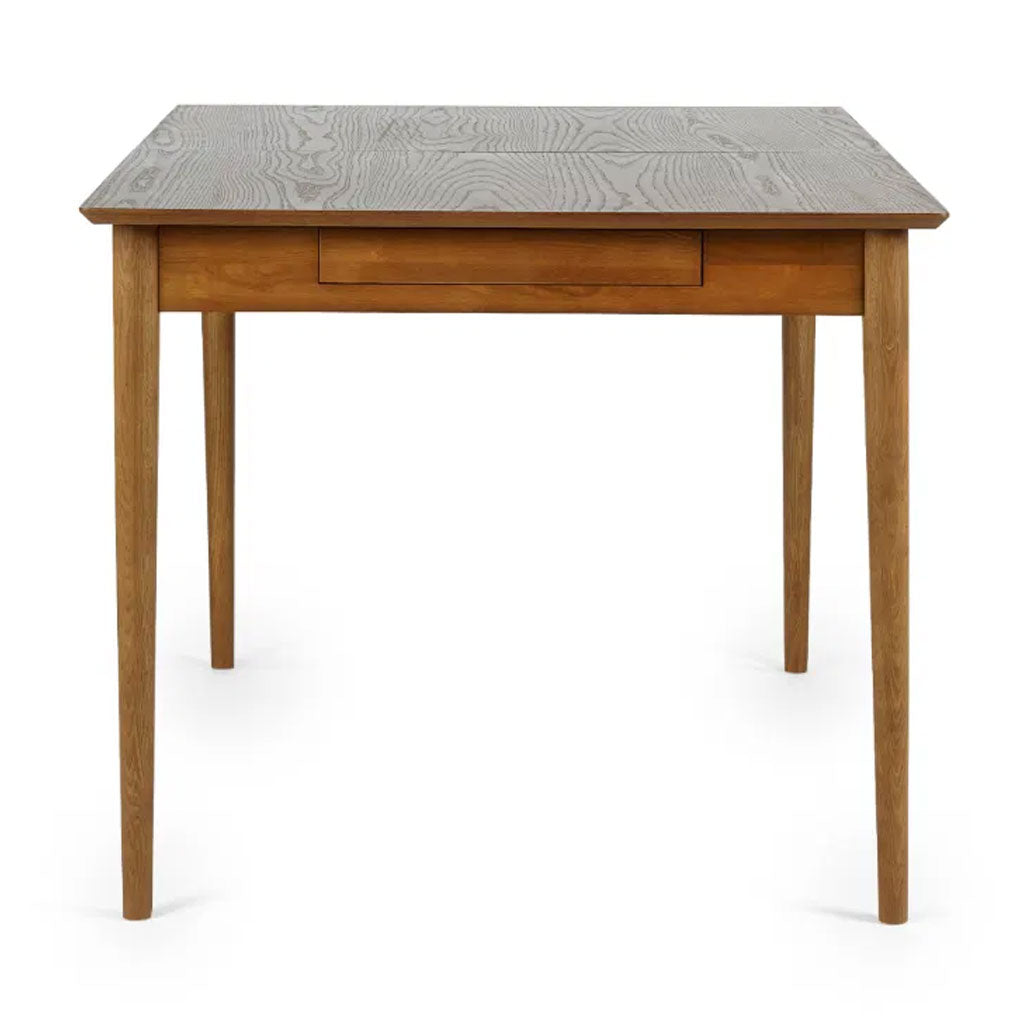 Wooden Extending Dining Table for 4 to 6 People With 2 Drawers - Lowry