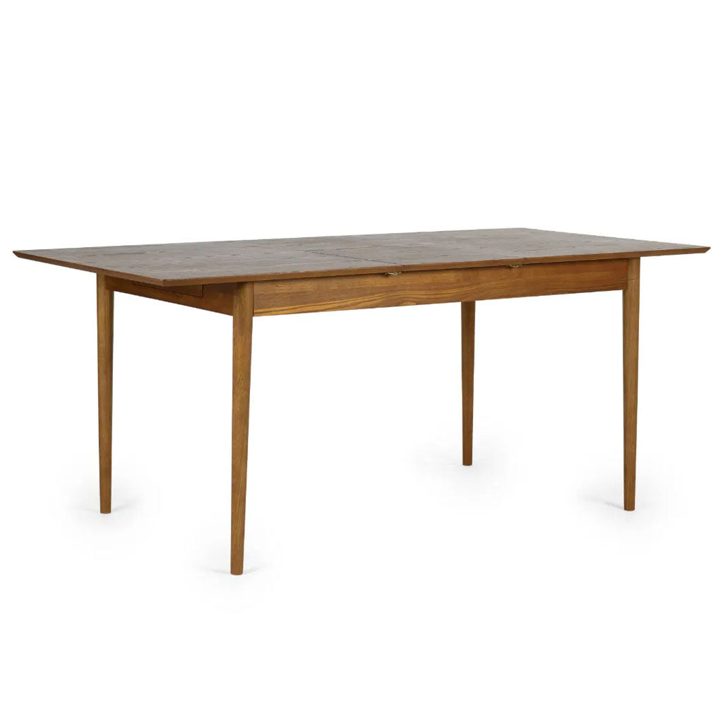 Wooden Extending Dining Table for 4 to 6 People With 2 Drawers - Lowry