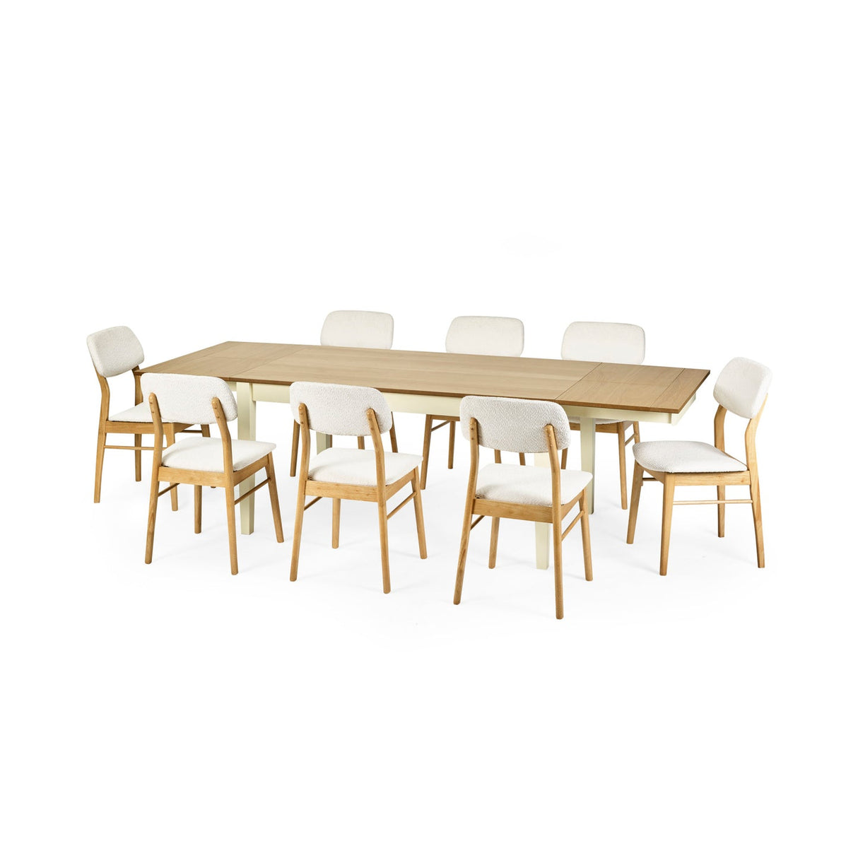 Wooden Extending Dining Table for 6 to 8 People - Larissa