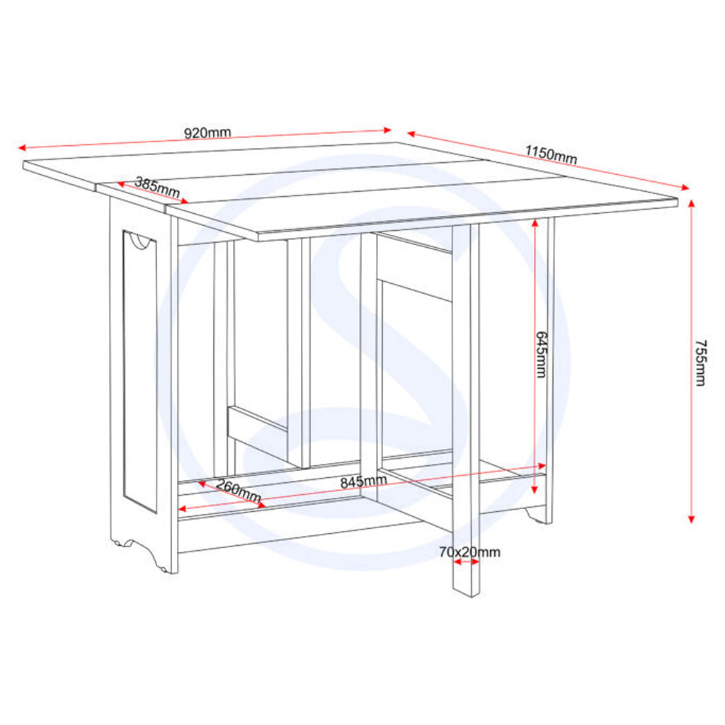 Wooden Extending Dining Table With 4 Dining Chairs - Santos
