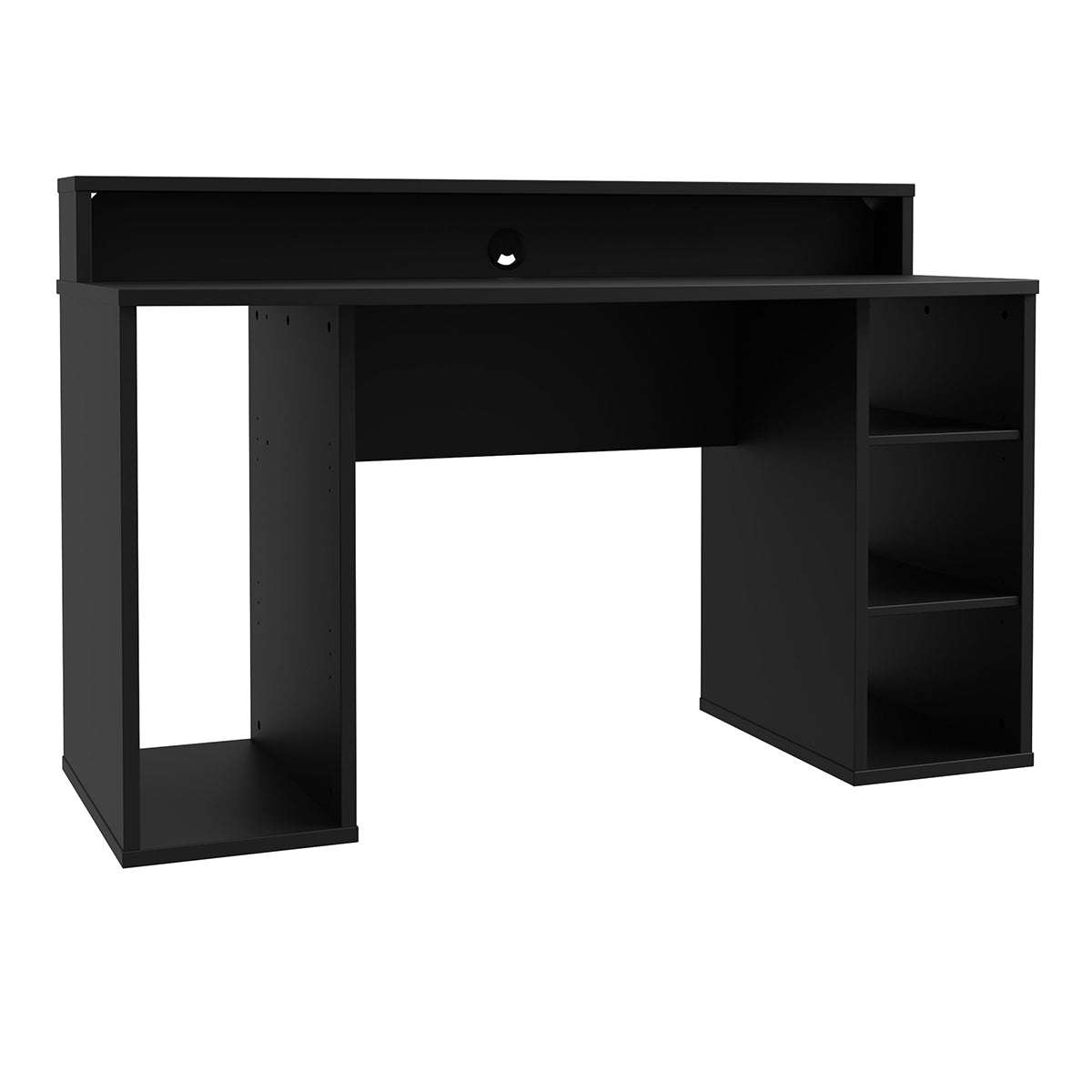 Wooden Gaming Desk With LED Lights - Tezaur