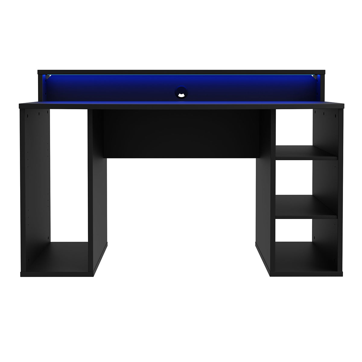 Wooden Gaming Desk With LED Lights - Tezaur