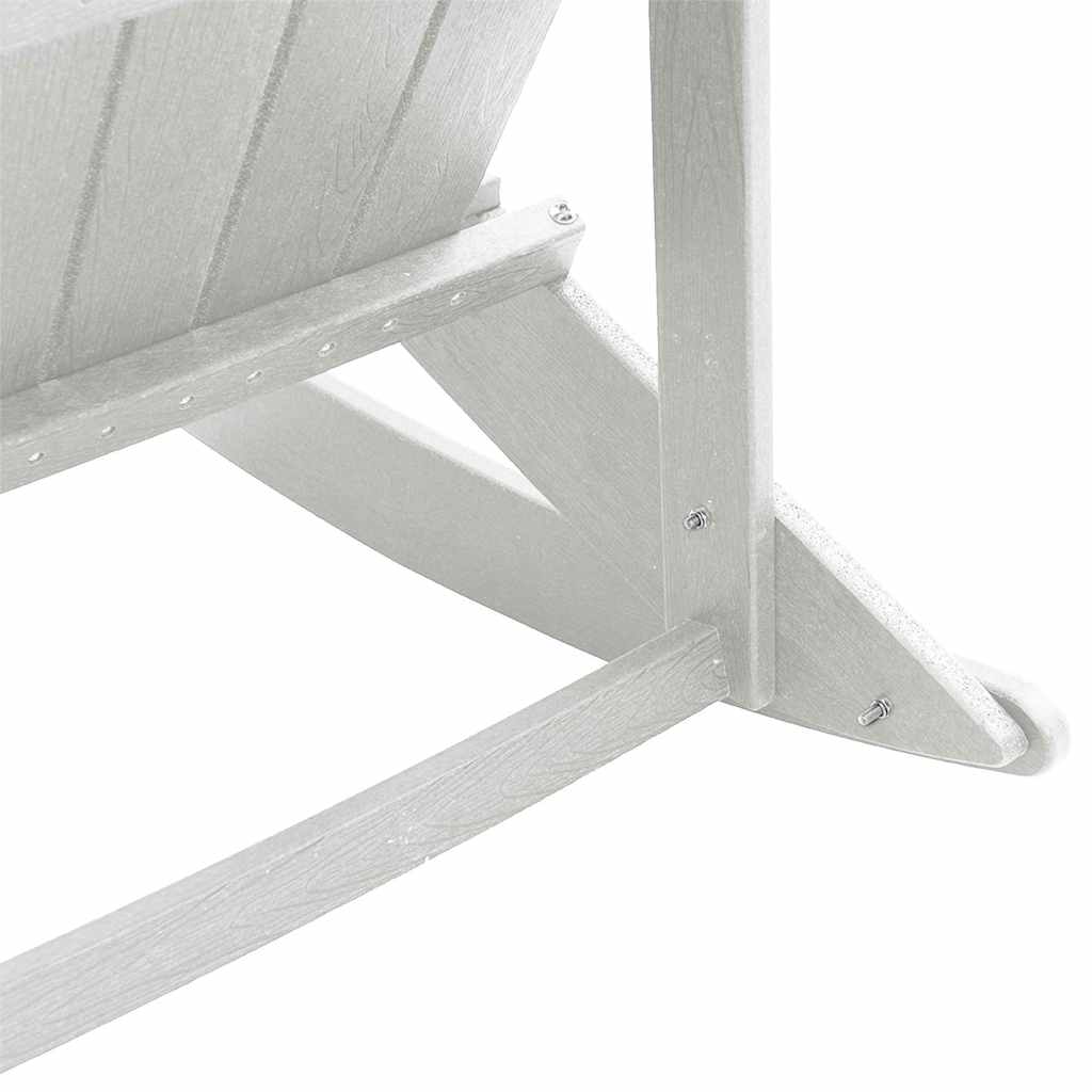 Wooden Garden Rocking Armchair Adirondack 73.5cm Wide - Vantage Home