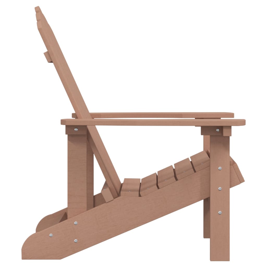 Wooden Garden Rocking Armchair Adirondack 73cm Wide - Vantage Home