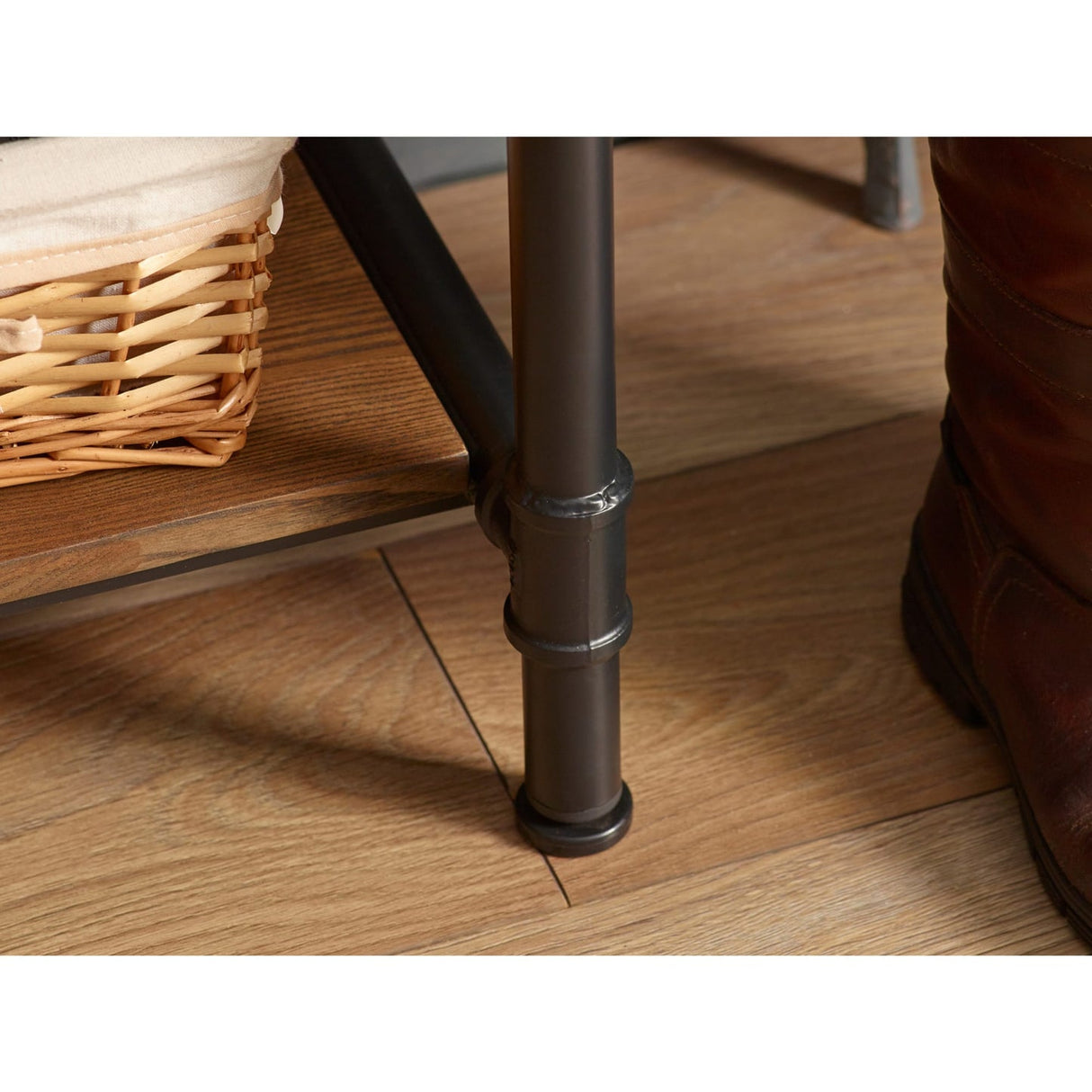 Wooden Hallway Stand With Bench - Boston