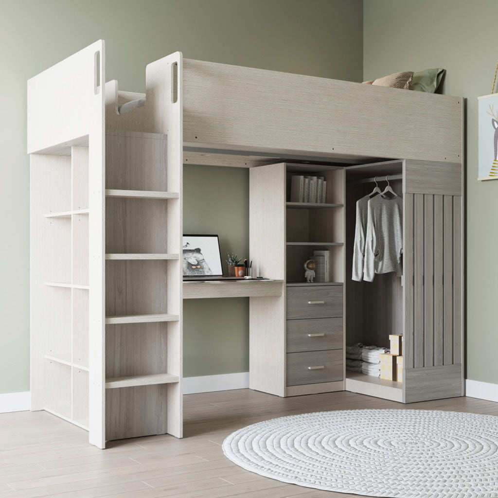 Wooden High Sleeper Bed - Jupiter