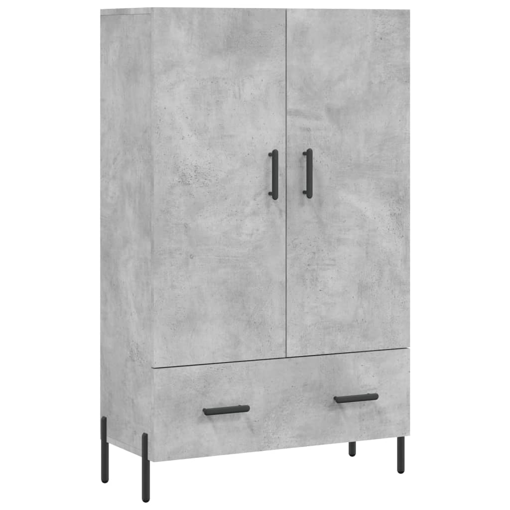 Wooden Highboard 69.5cm Wide With 2 Doors 1 Drawer - Vantage Home