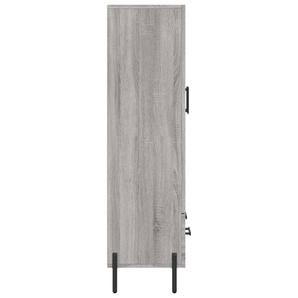 Wooden Highboard 69.5cm Wide With 2 Doors 1 Drawer - Vantage Home
