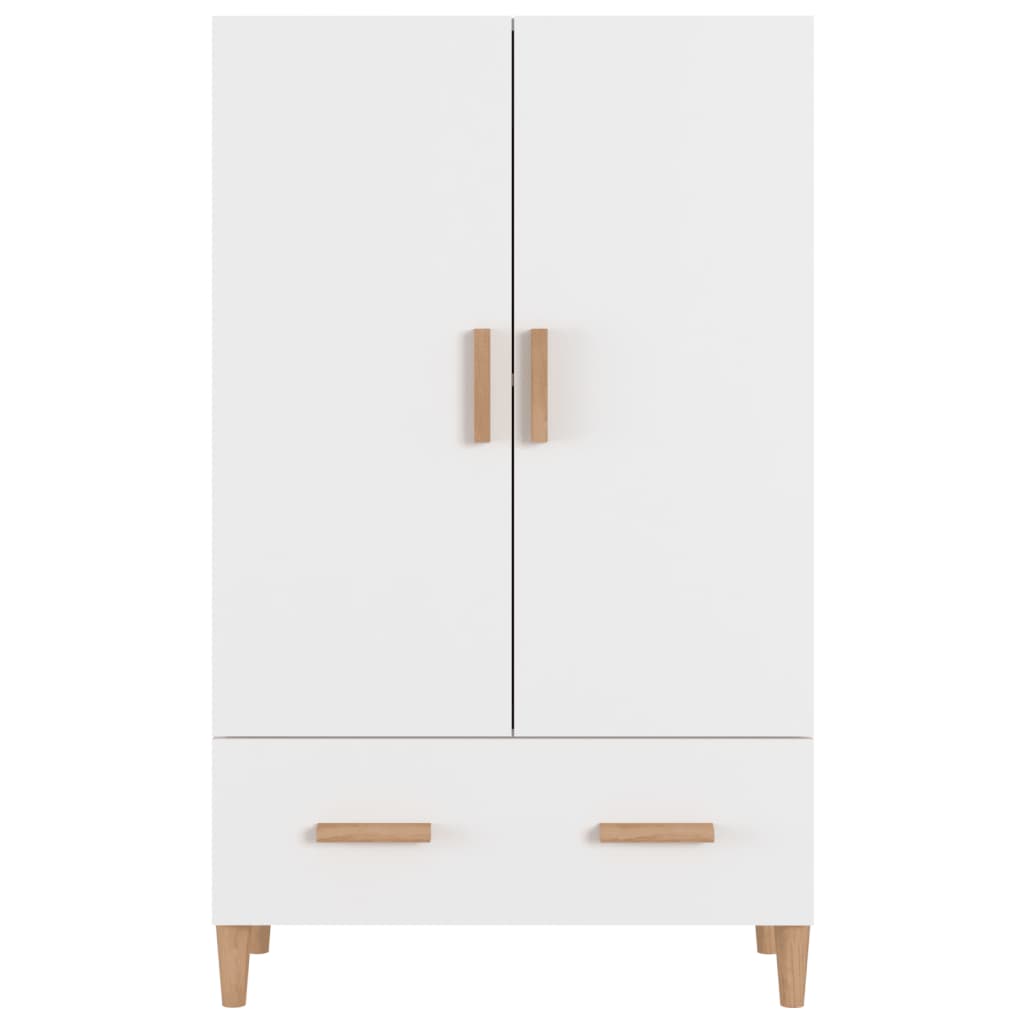 Wooden Highboard 70cm Wide With 2 Doors 1 Drawer - Vantage Home