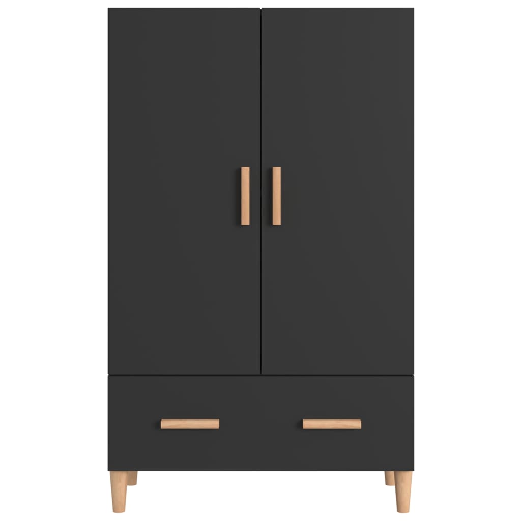 Wooden Highboard 70cm Wide With 2 Doors 1 Drawer - Vantage Home