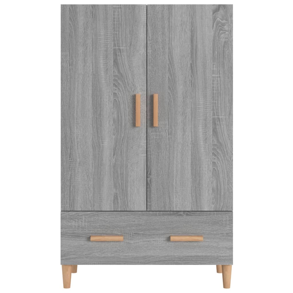Wooden Highboard 70cm Wide With 2 Doors 1 Drawer - Vantage Home