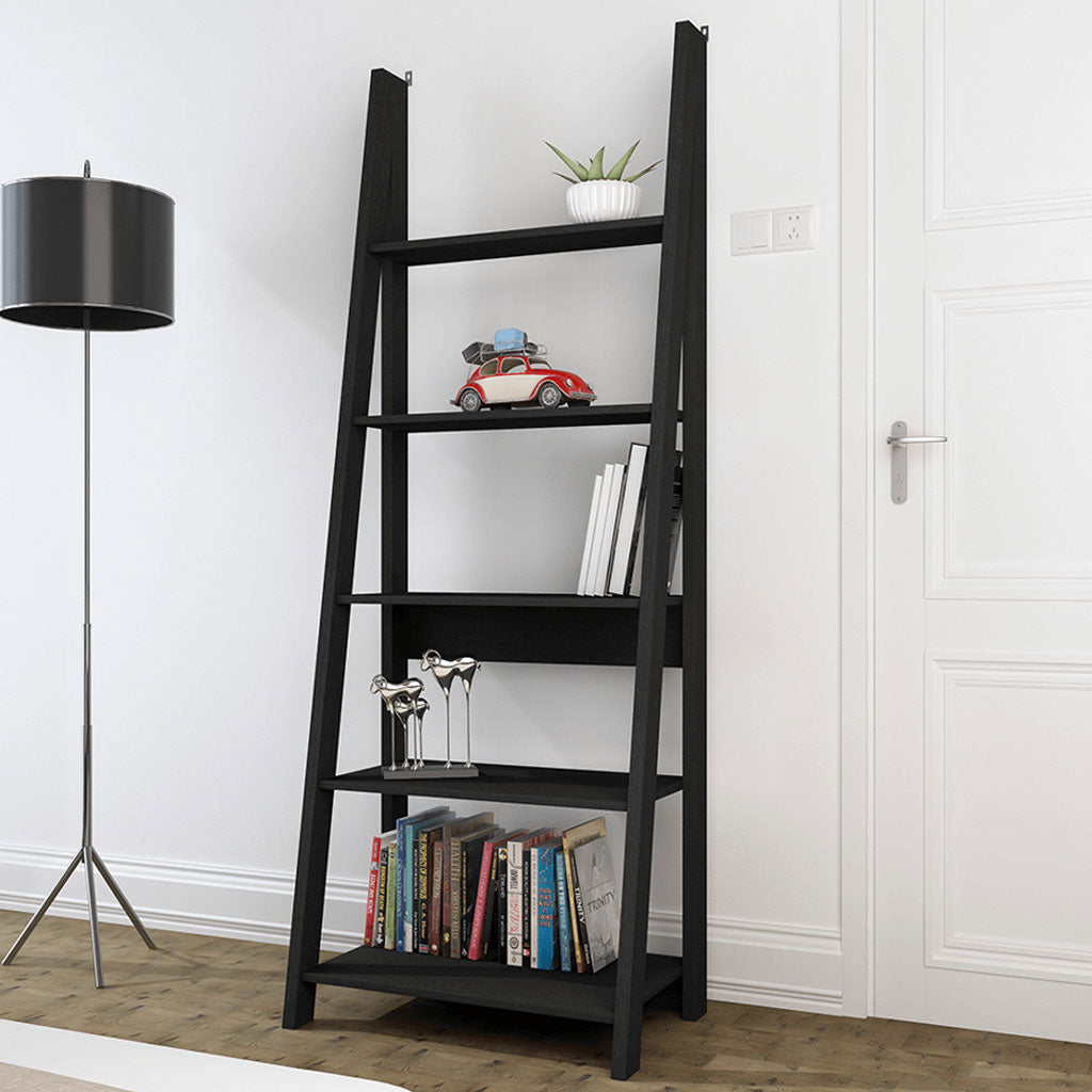 Wooden Ladder Bookcase - Tiva
