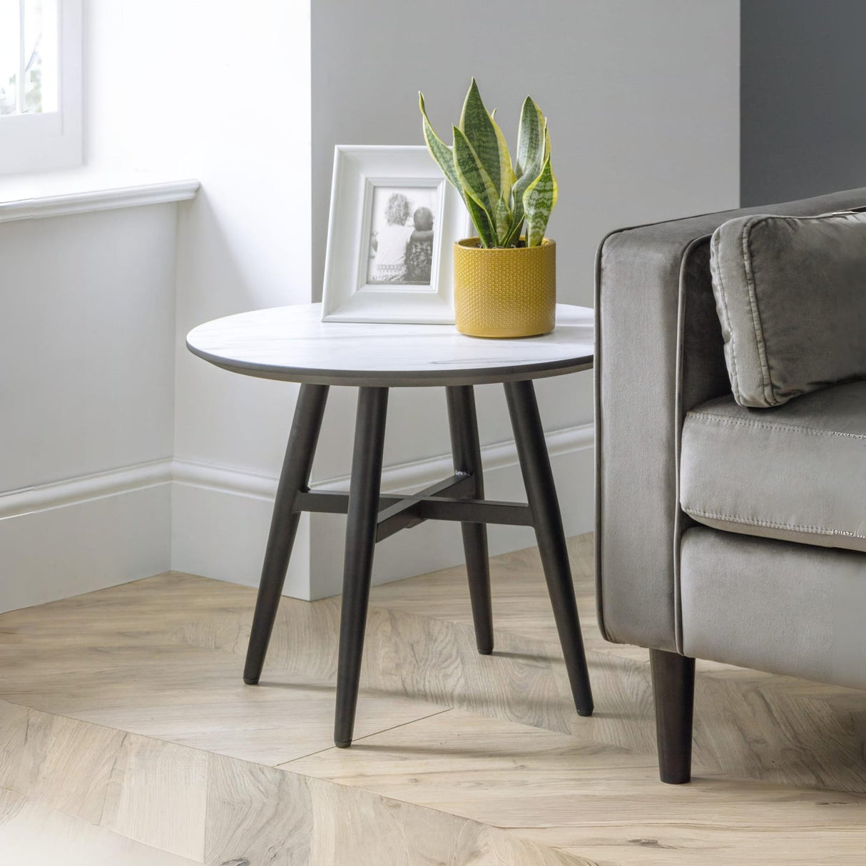 Wooden Lamp Table Round - Firenze
