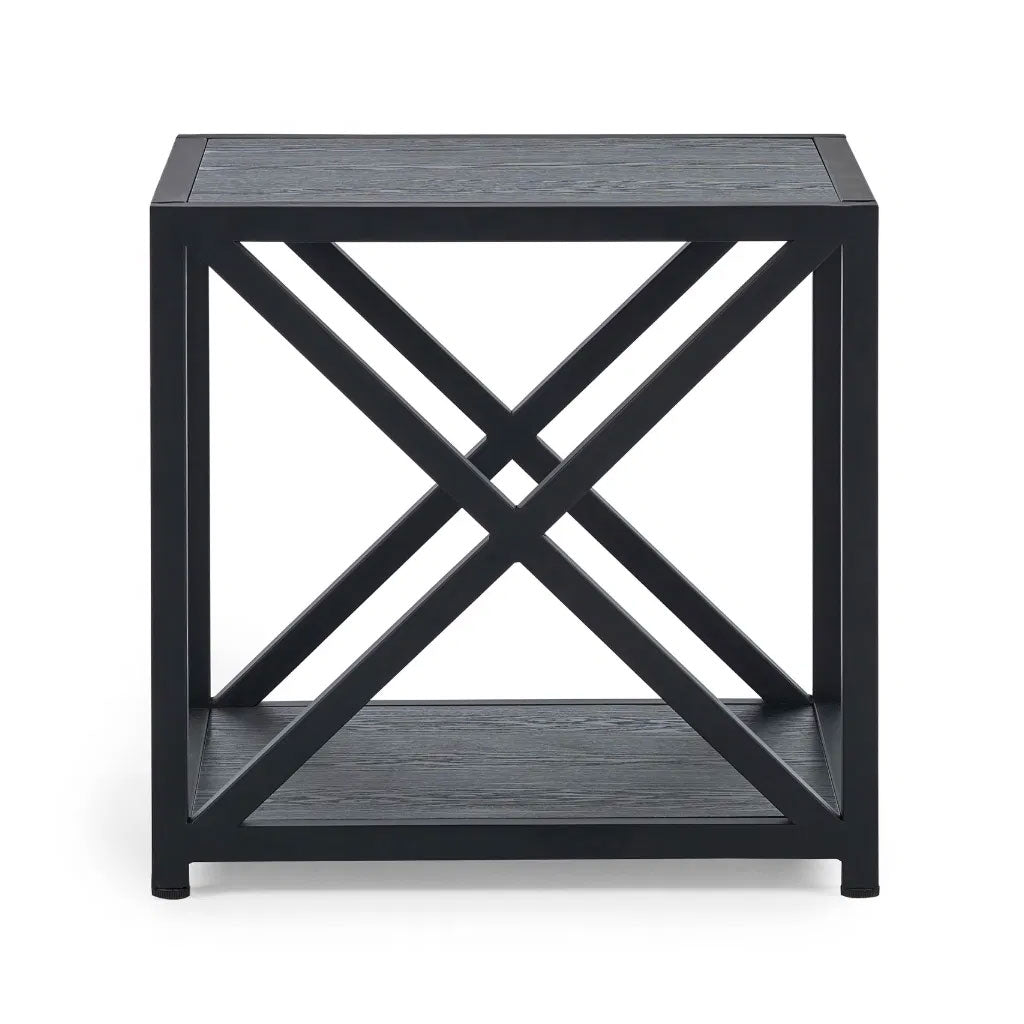 Wooden Lamp Table Square - Lima