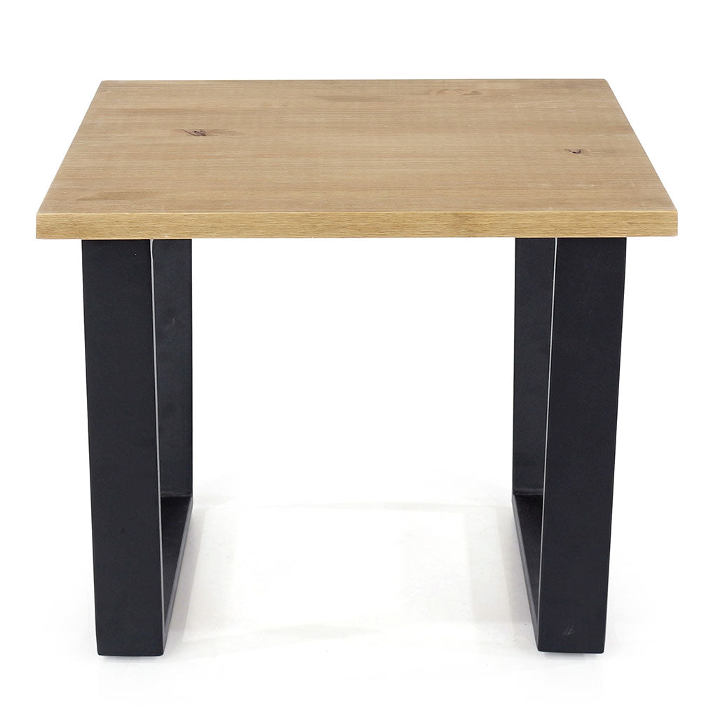 Wooden Lamp Table Square - Texas