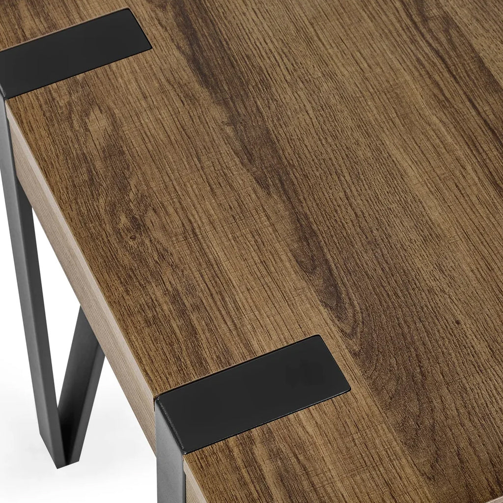 Wooden Lamp Table Square - Troy